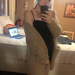 Fuzzy and cozy Fashion nova sweater cardigan